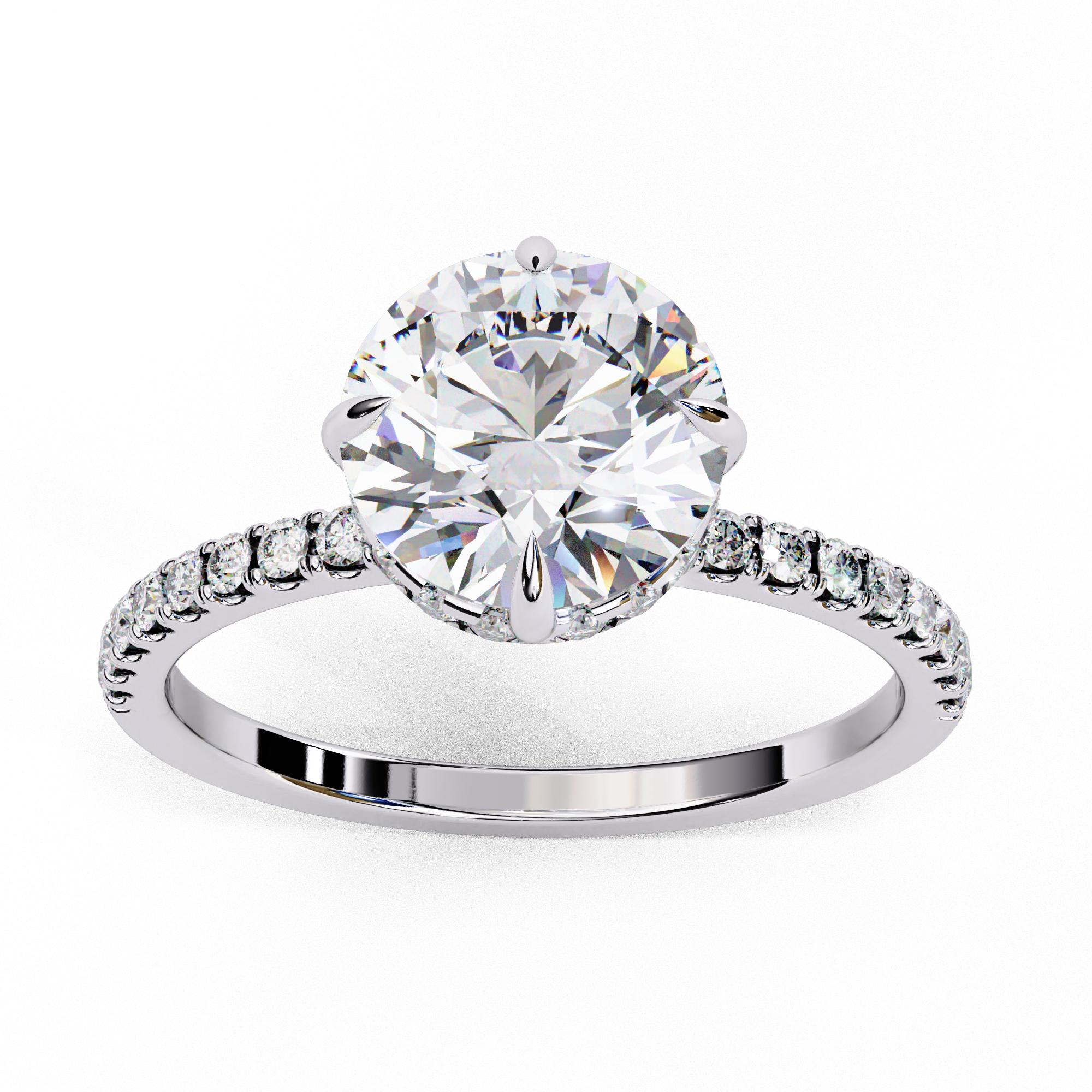Solitaire Round Ring