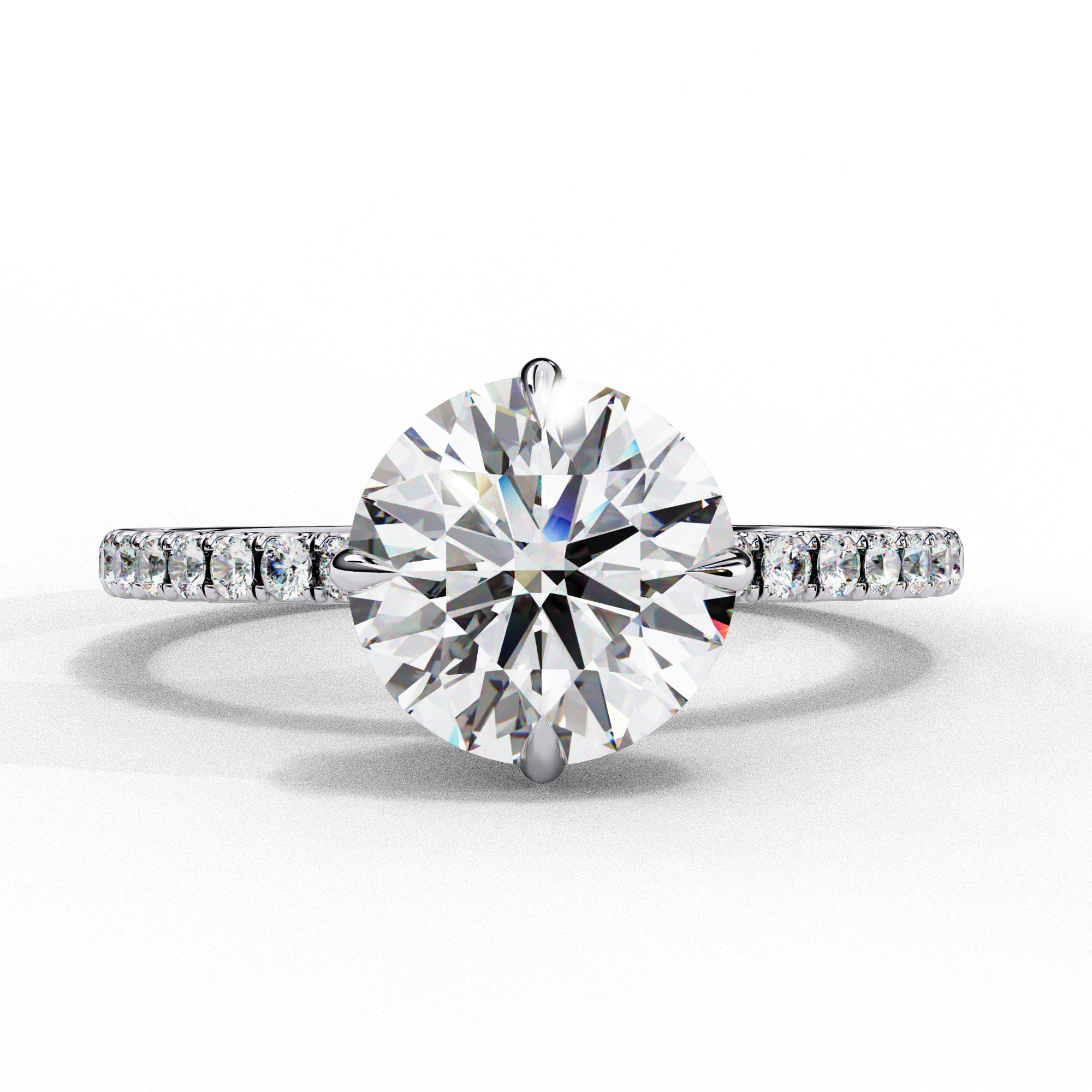 Solitaire Round Ring
