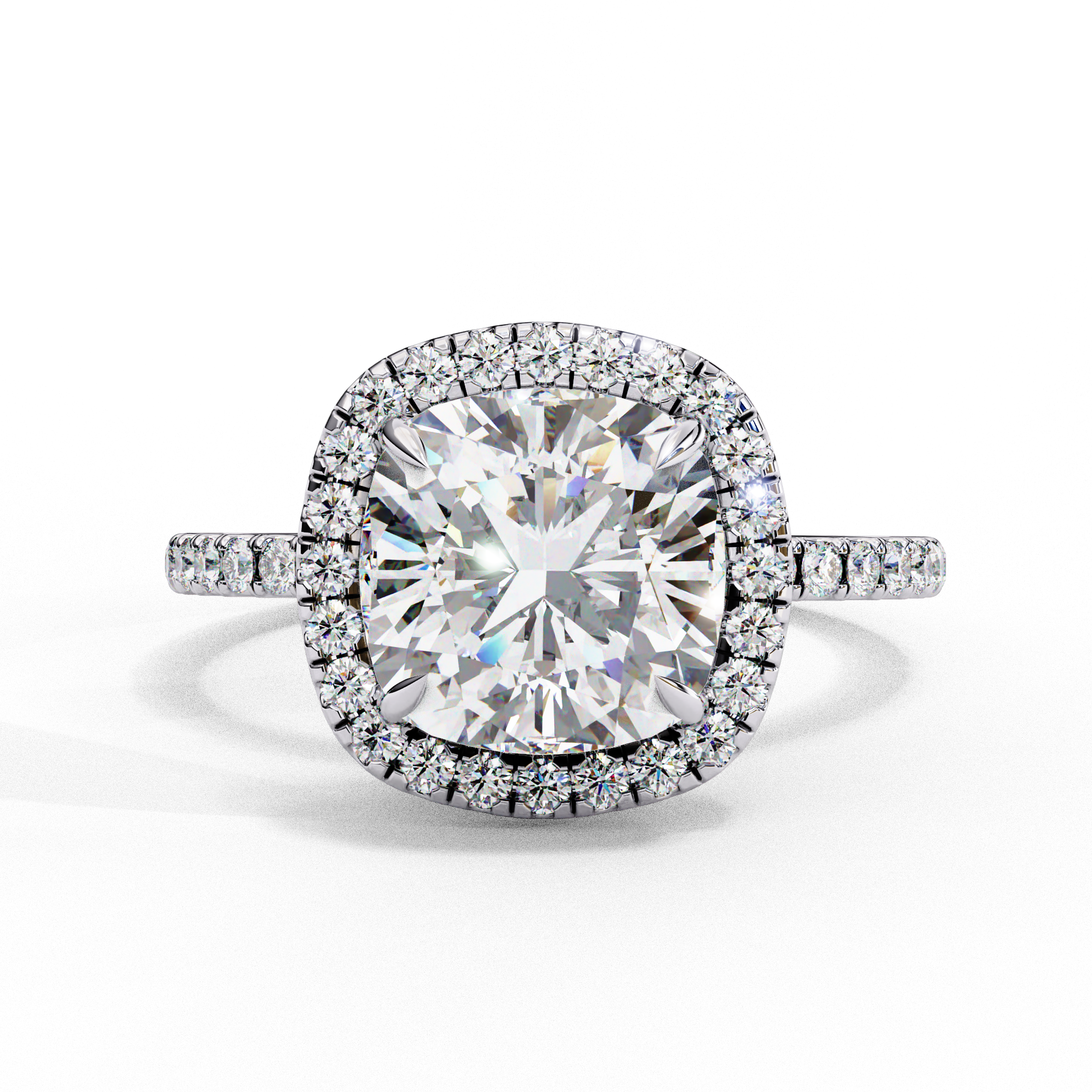 Solitaire Halo Ring