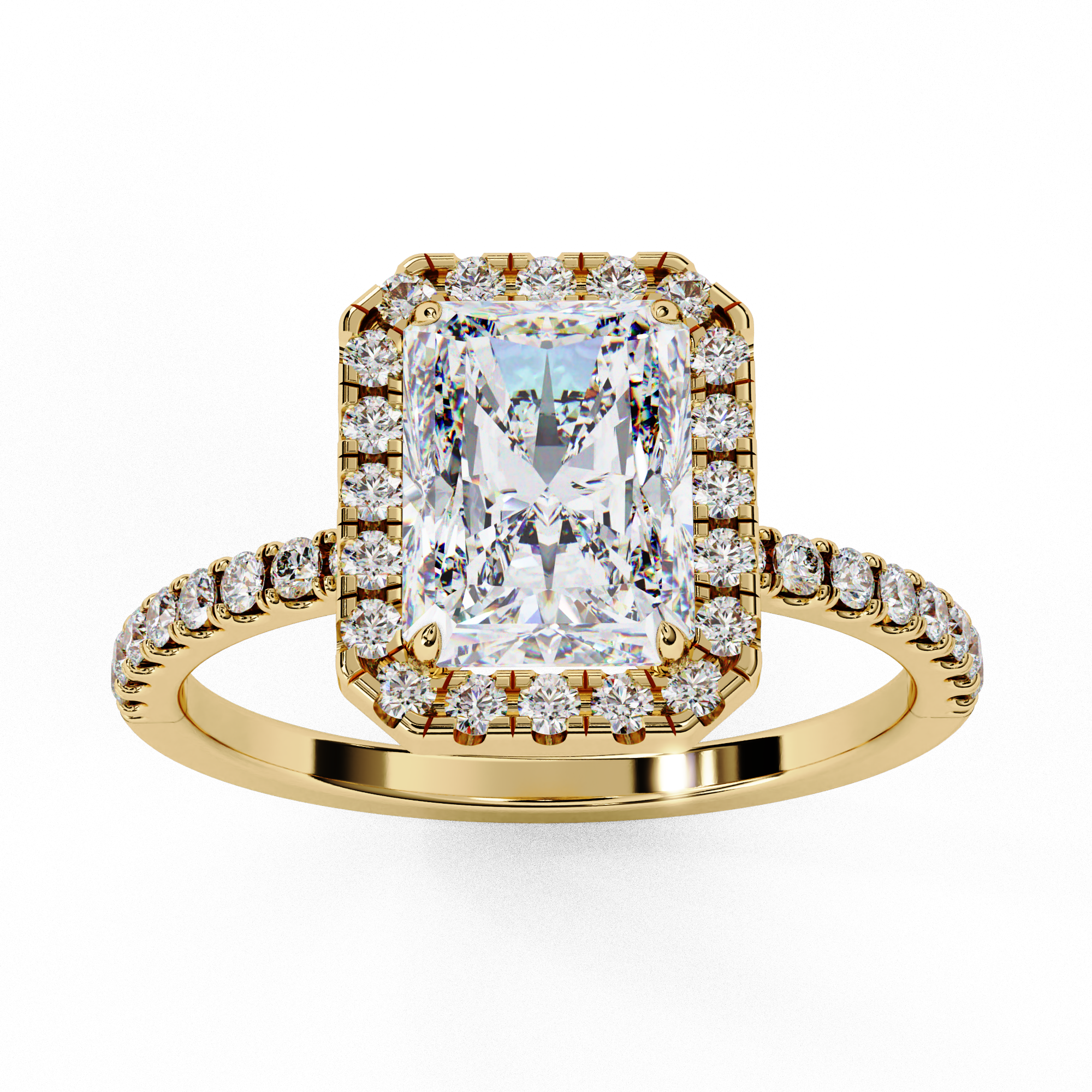 Emerald Solitaire Ring 
