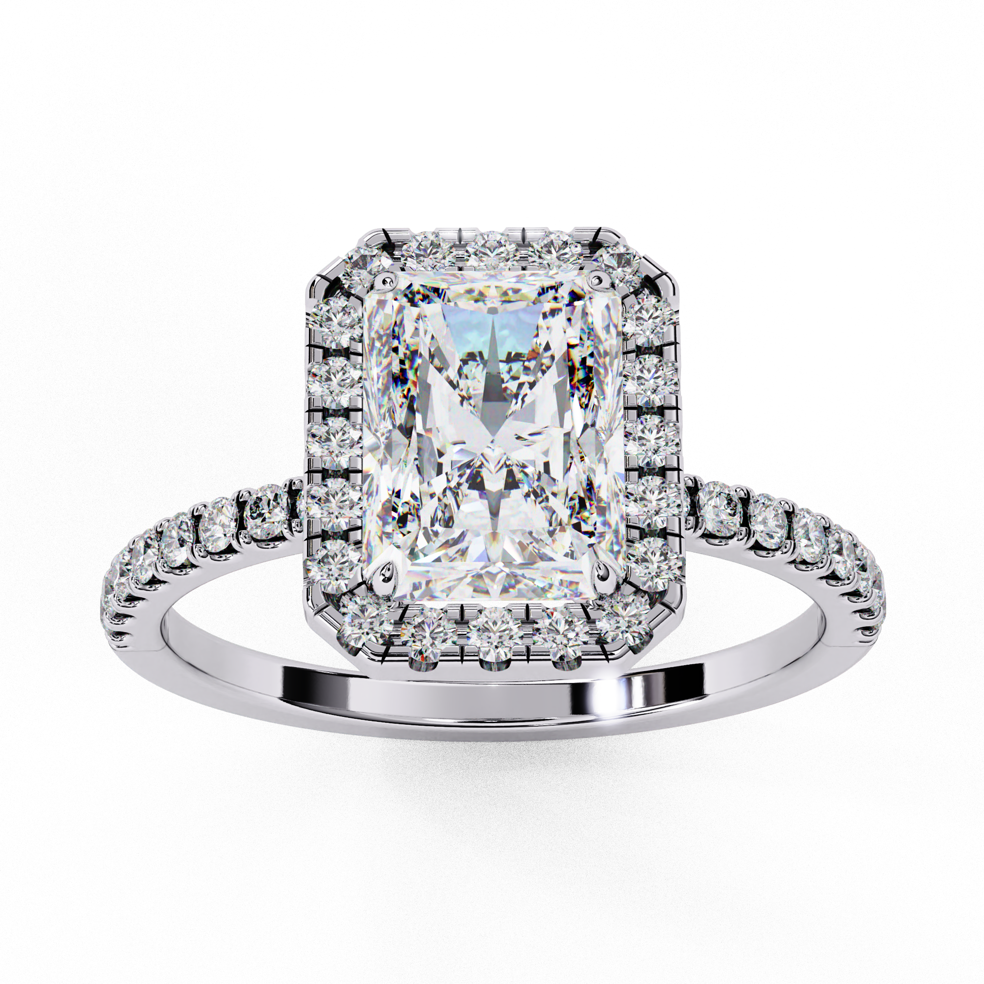 Emerald Solitaire Ring 