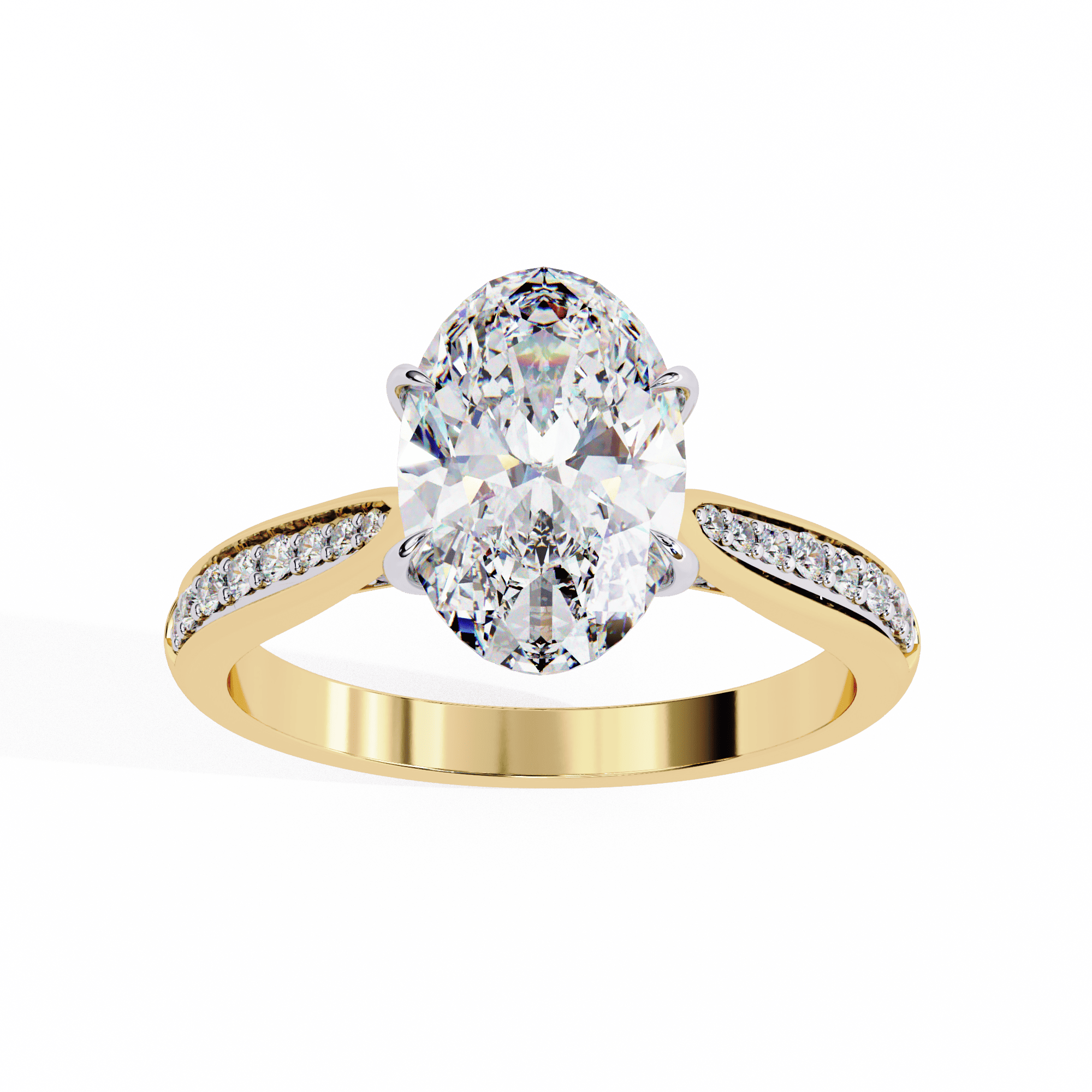 Oval Solitaire Ring