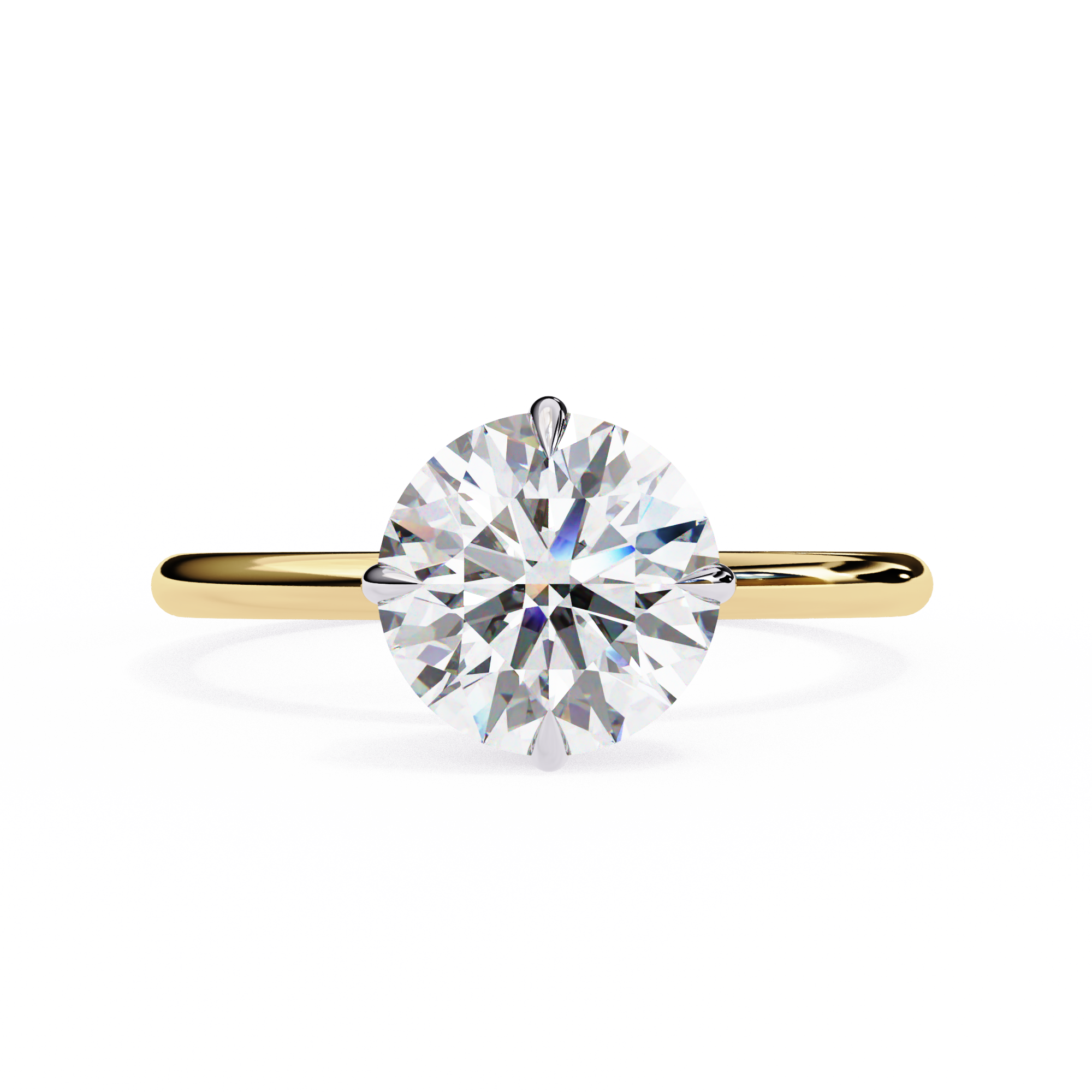 Solitaire Round Ring 