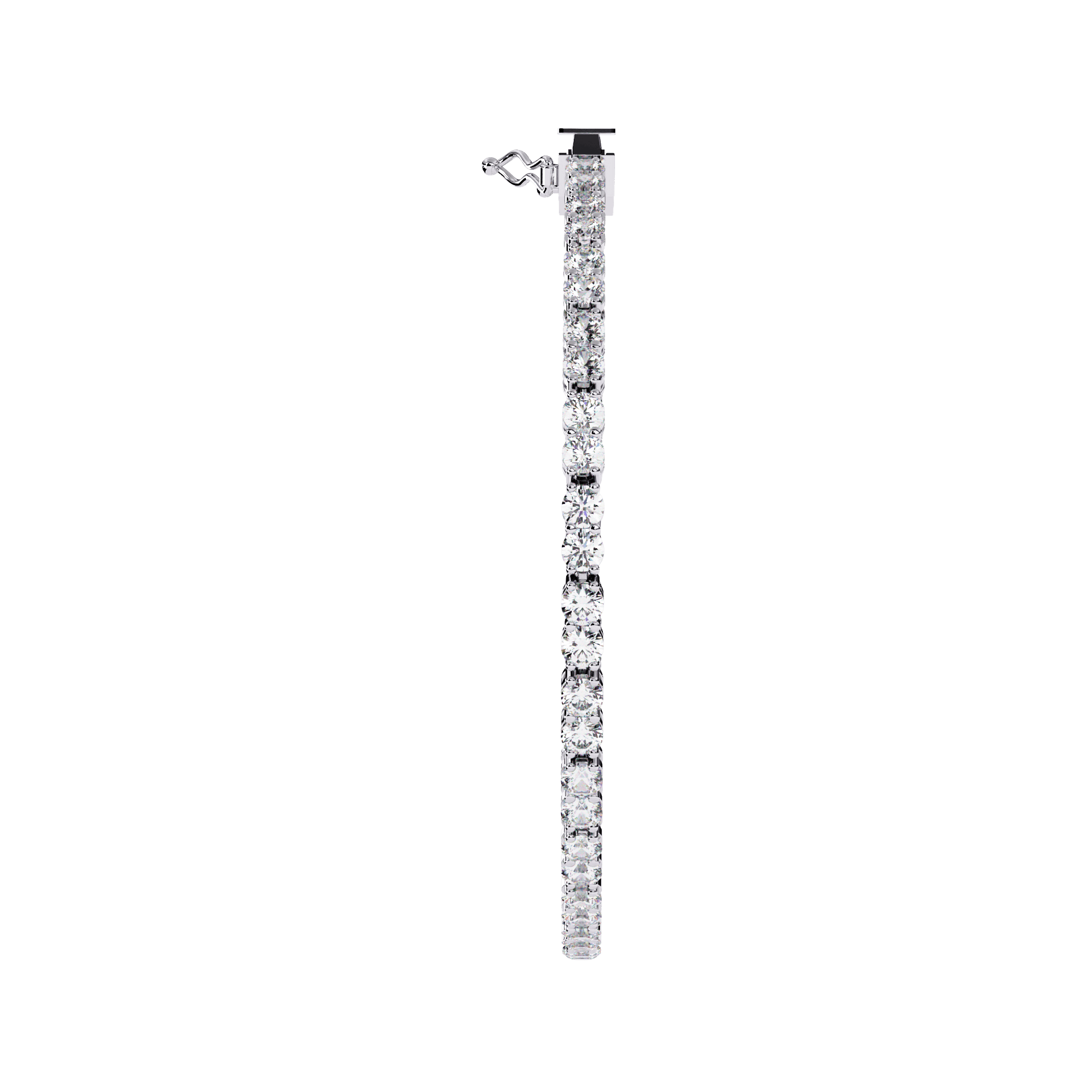 Elegant Gold Diamond Tennis Bracelet