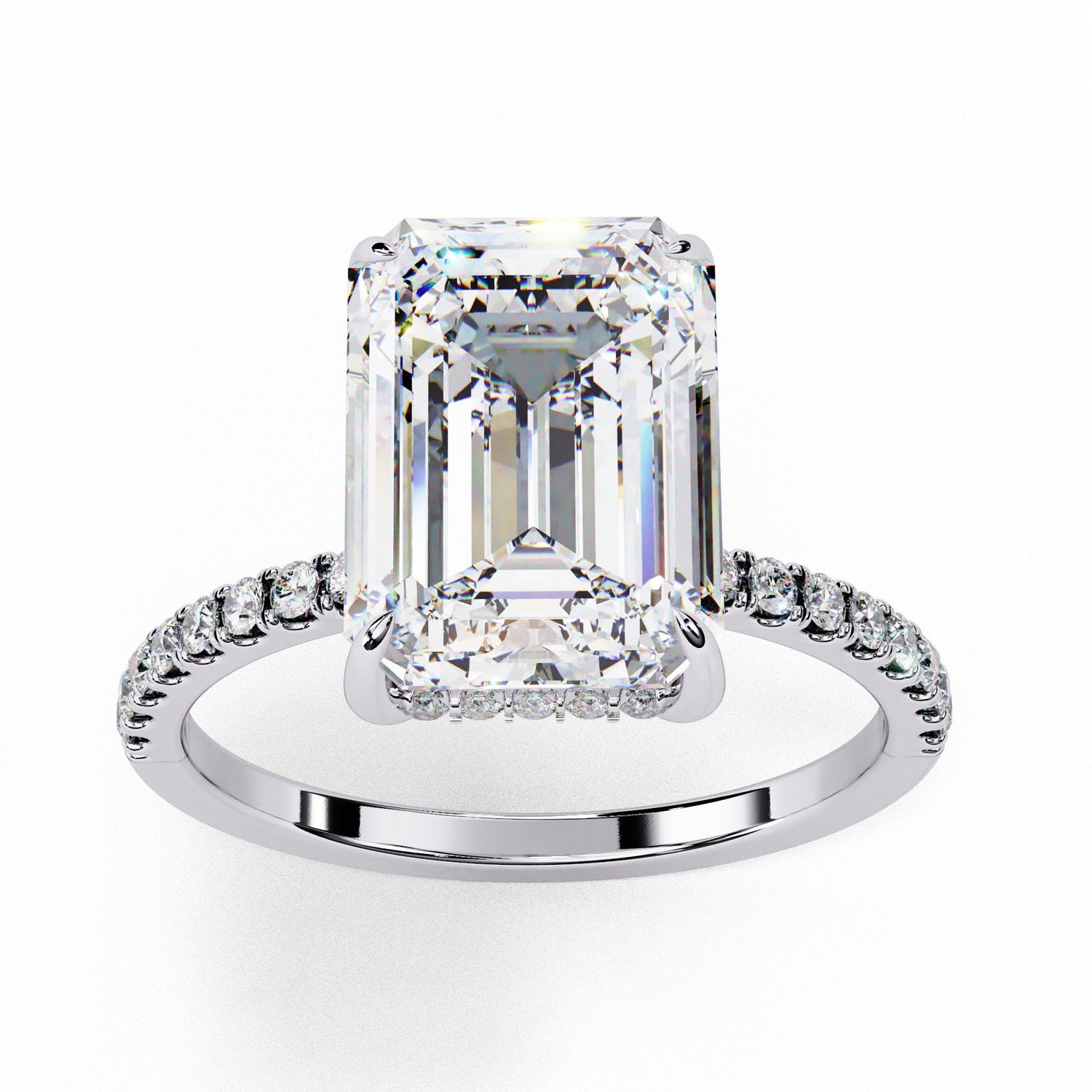 Emerald Solitaire Ring