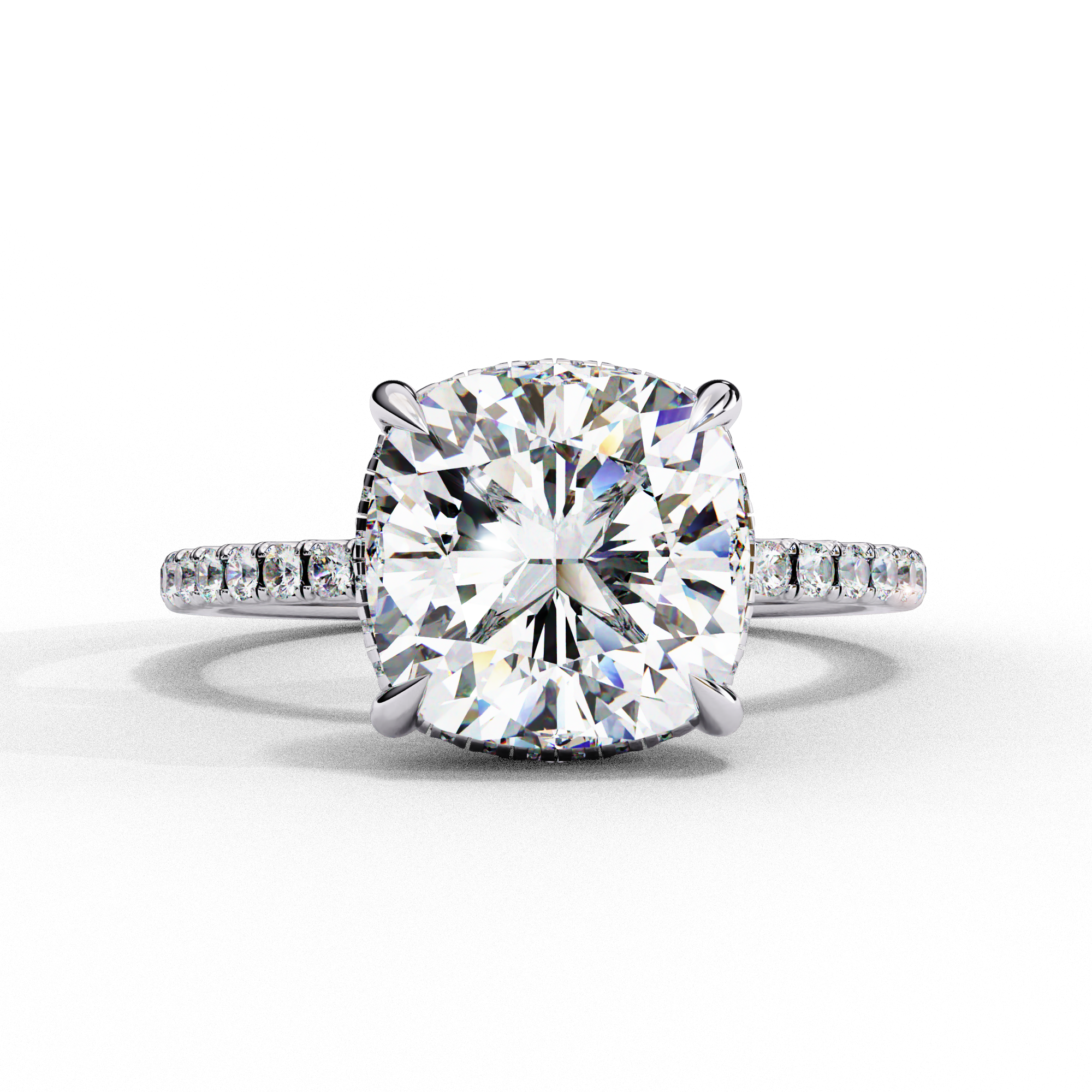 Solitaire Cushion Ring