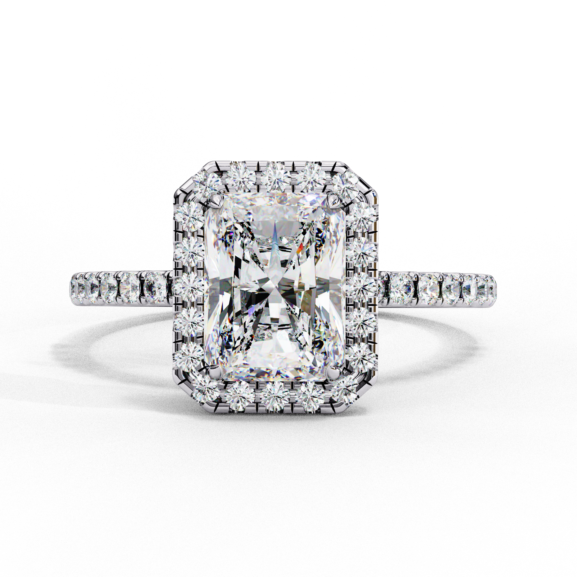 Emerald Solitaire Ring 