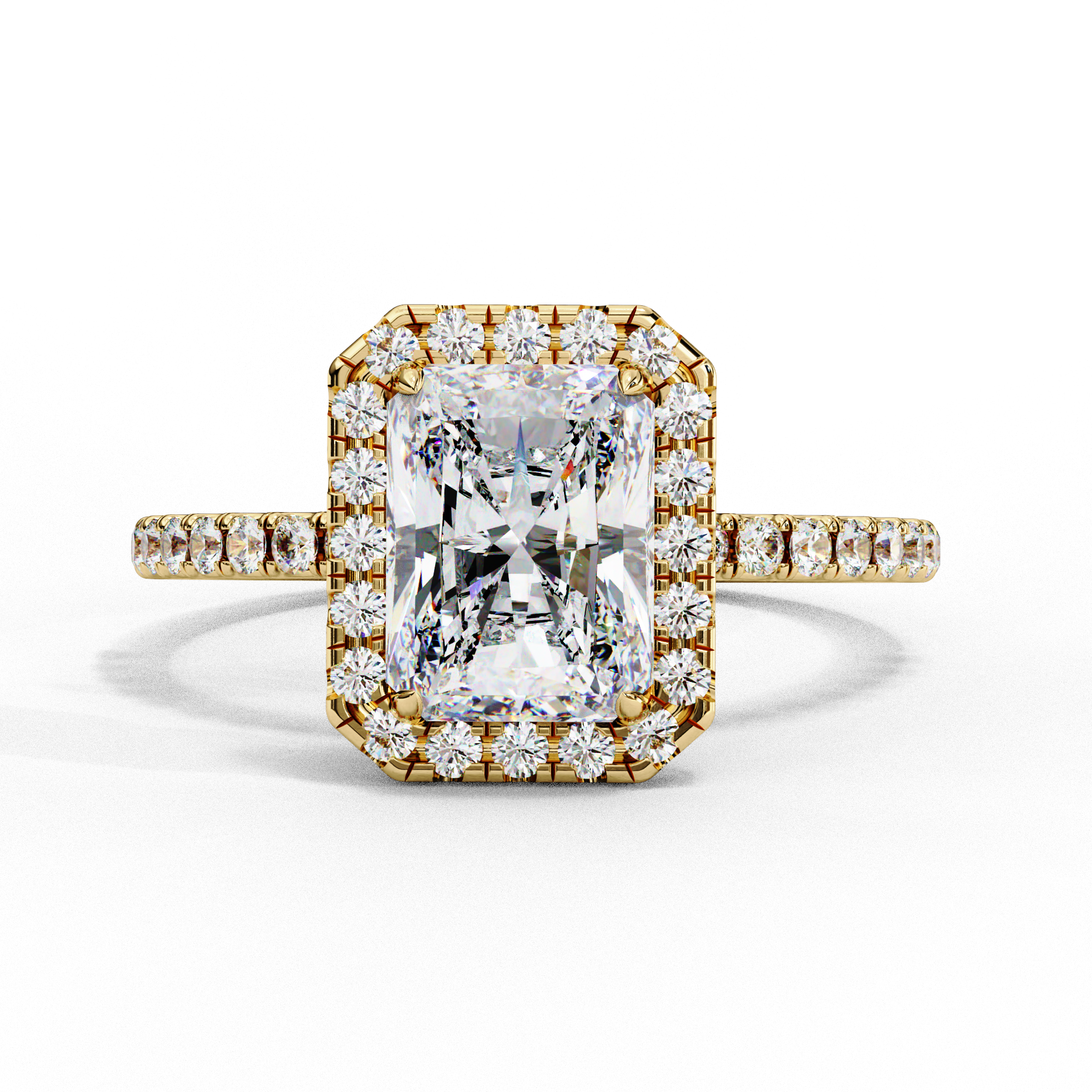 Emerald Solitaire Ring 