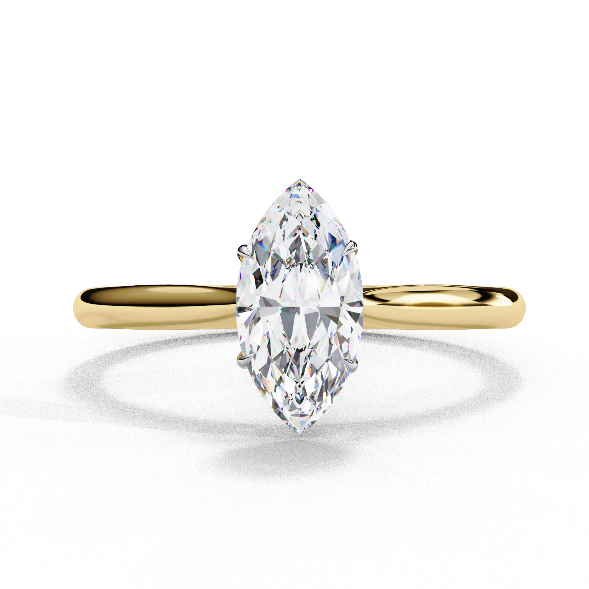 Marquise Solitaire Band