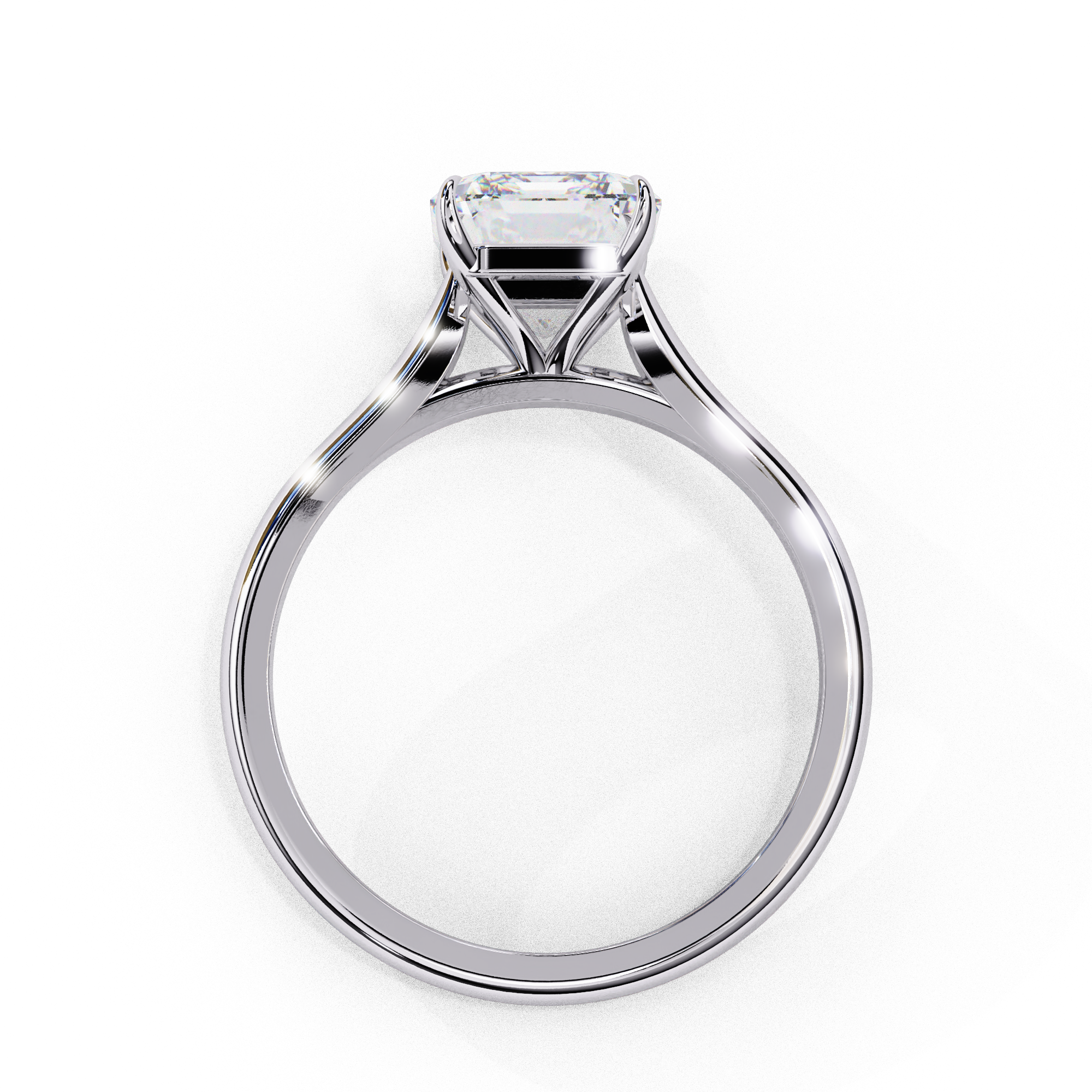 Emerald Solitaire Ring