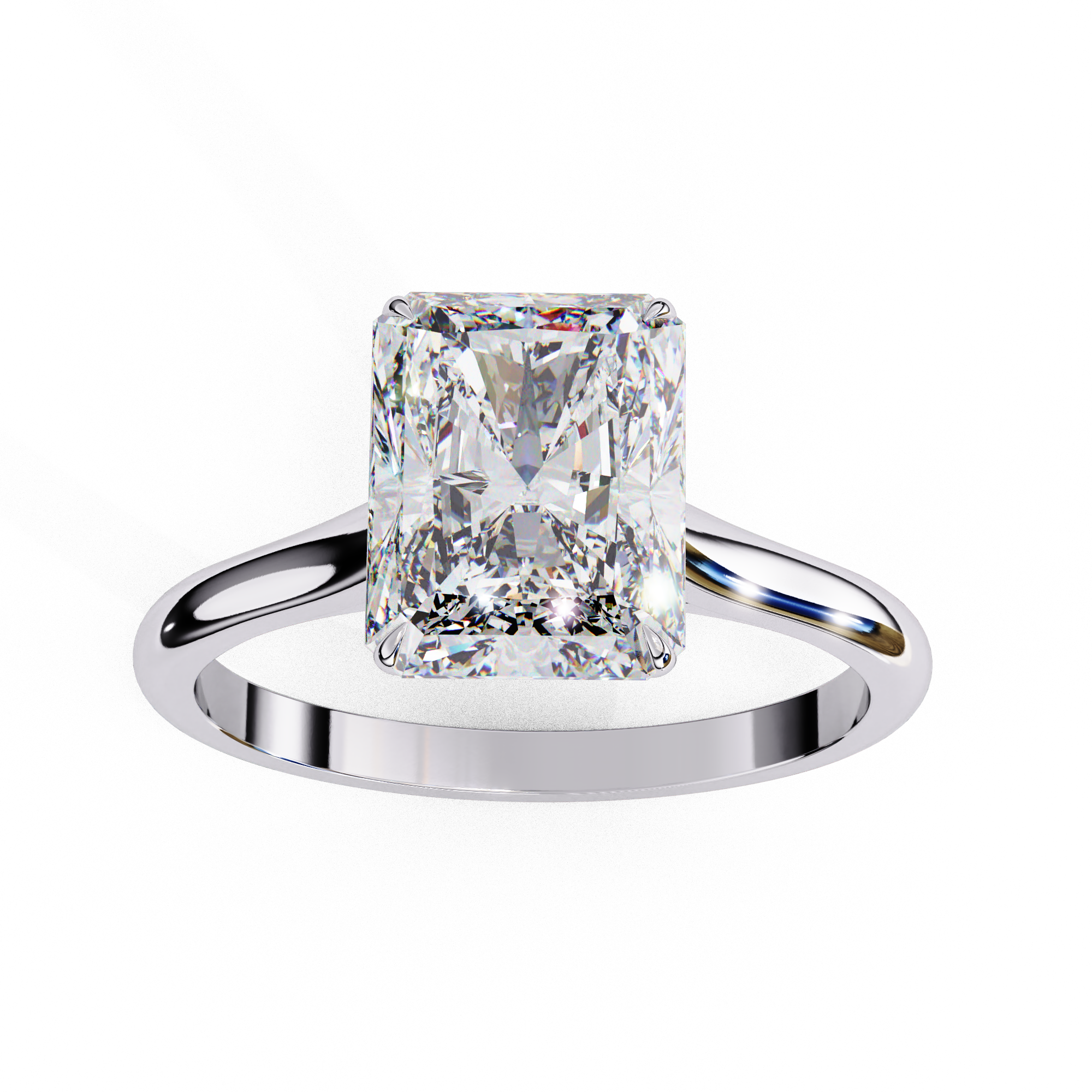 Solitaire Radiant Ring 