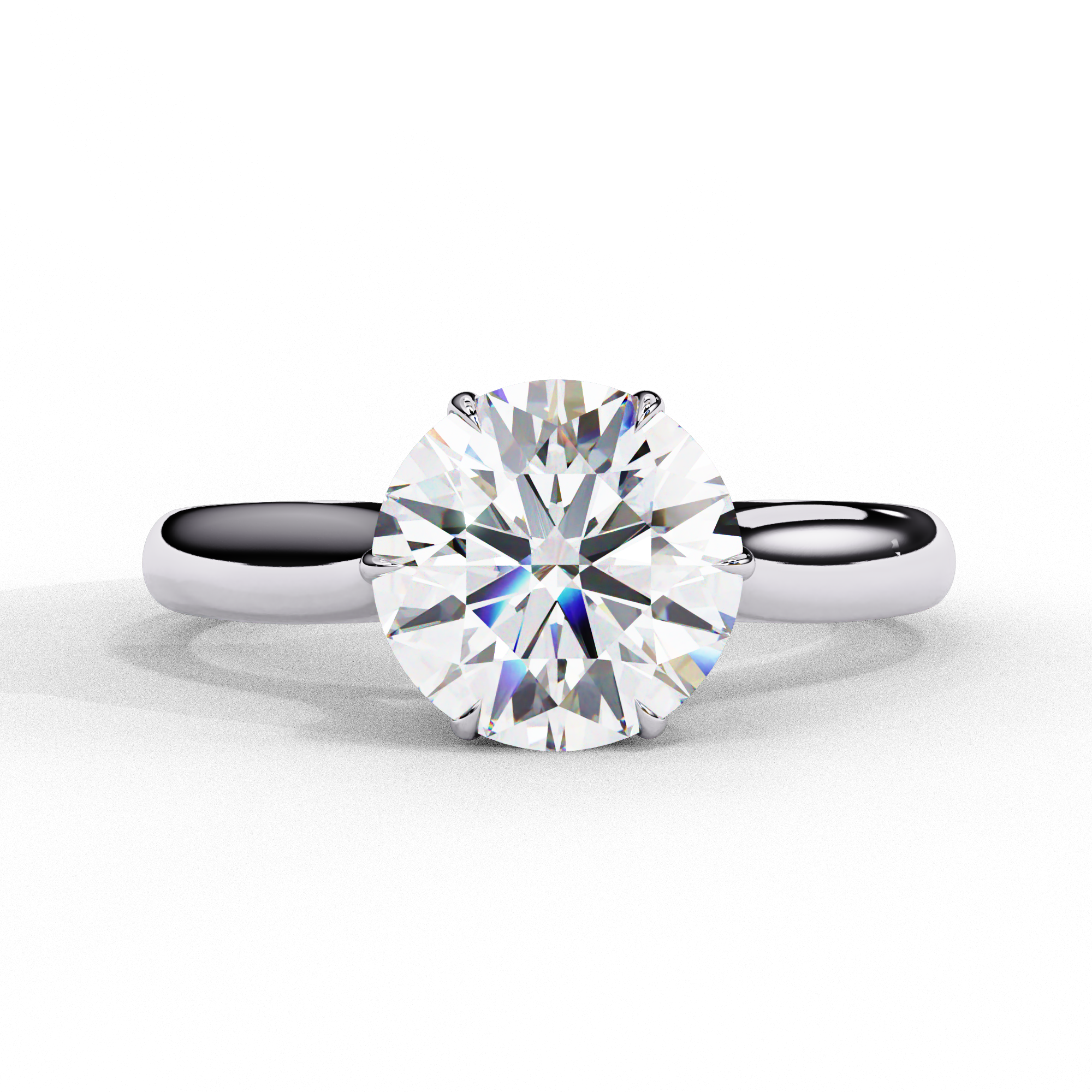 Solitaire Round Ring