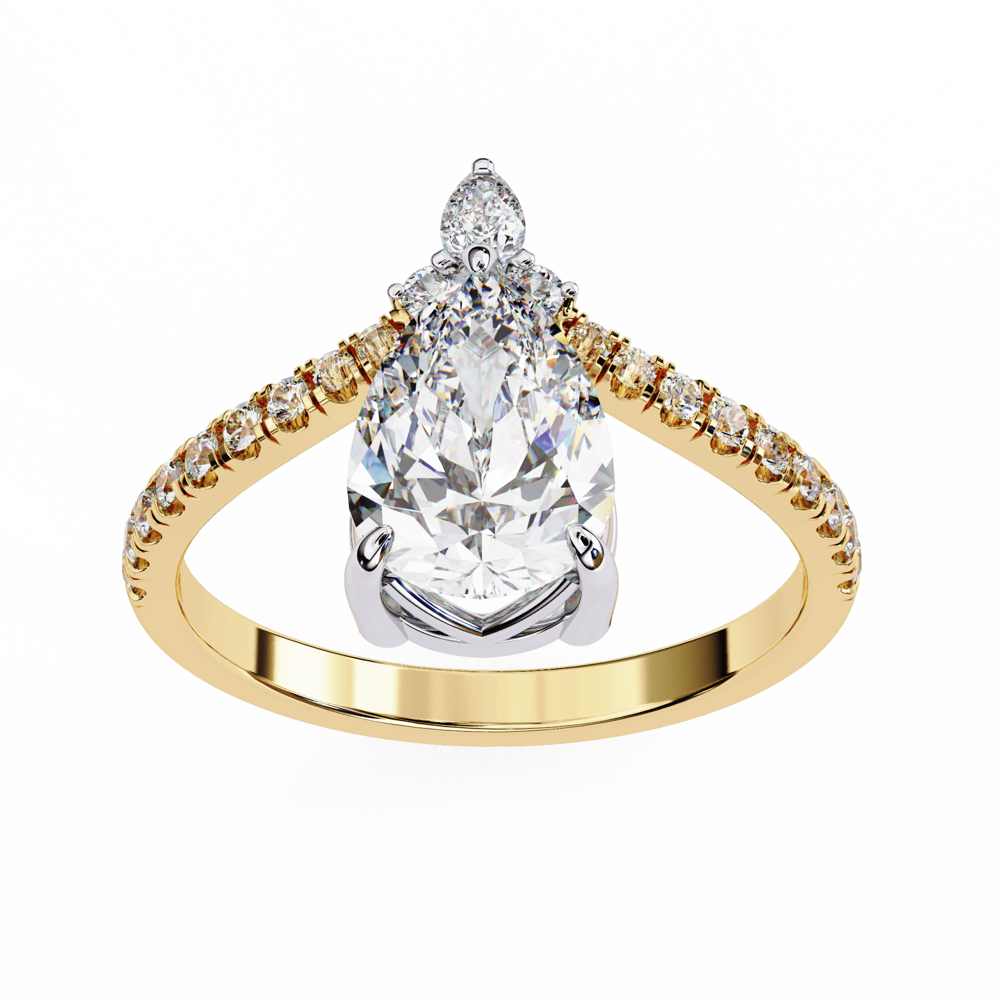 Fancy Pear Ring 