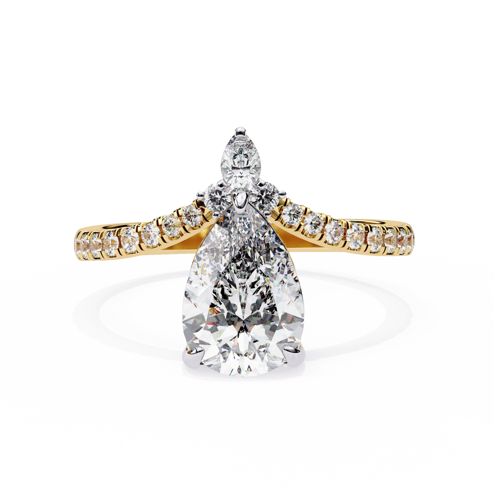Fancy Pear Ring 
