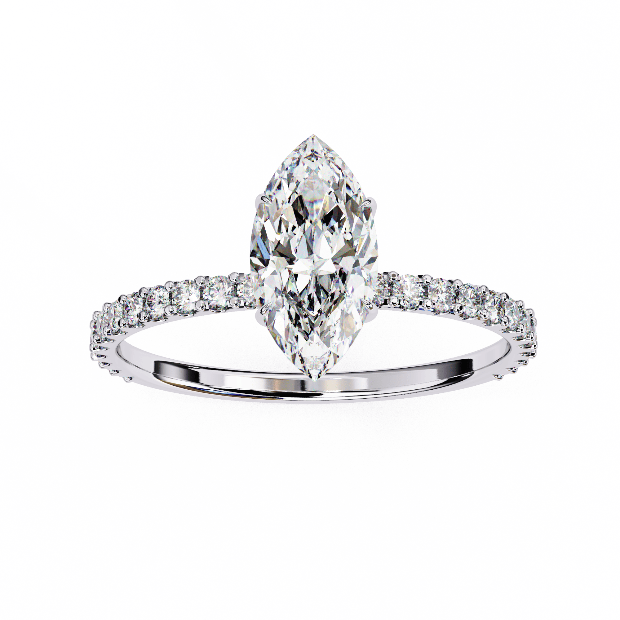 Marquise Solitaire Ring