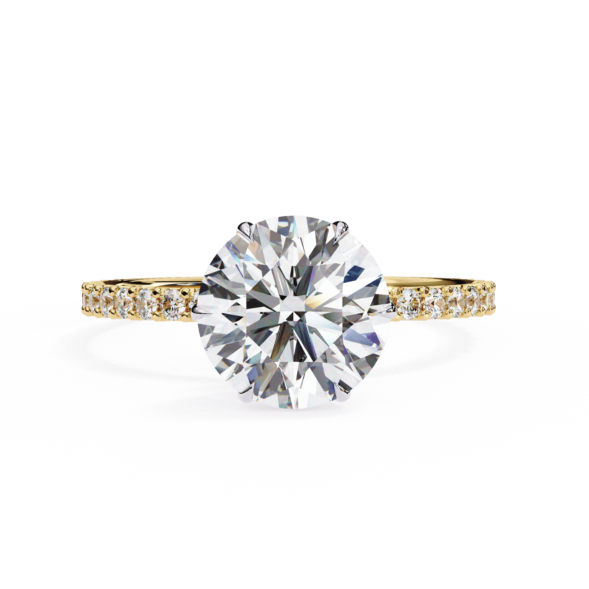 Solitaire Round Ring 