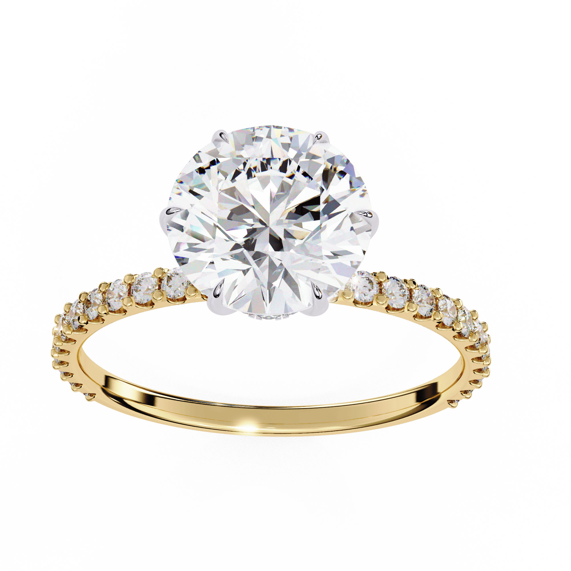 Solitaire Round Ring 