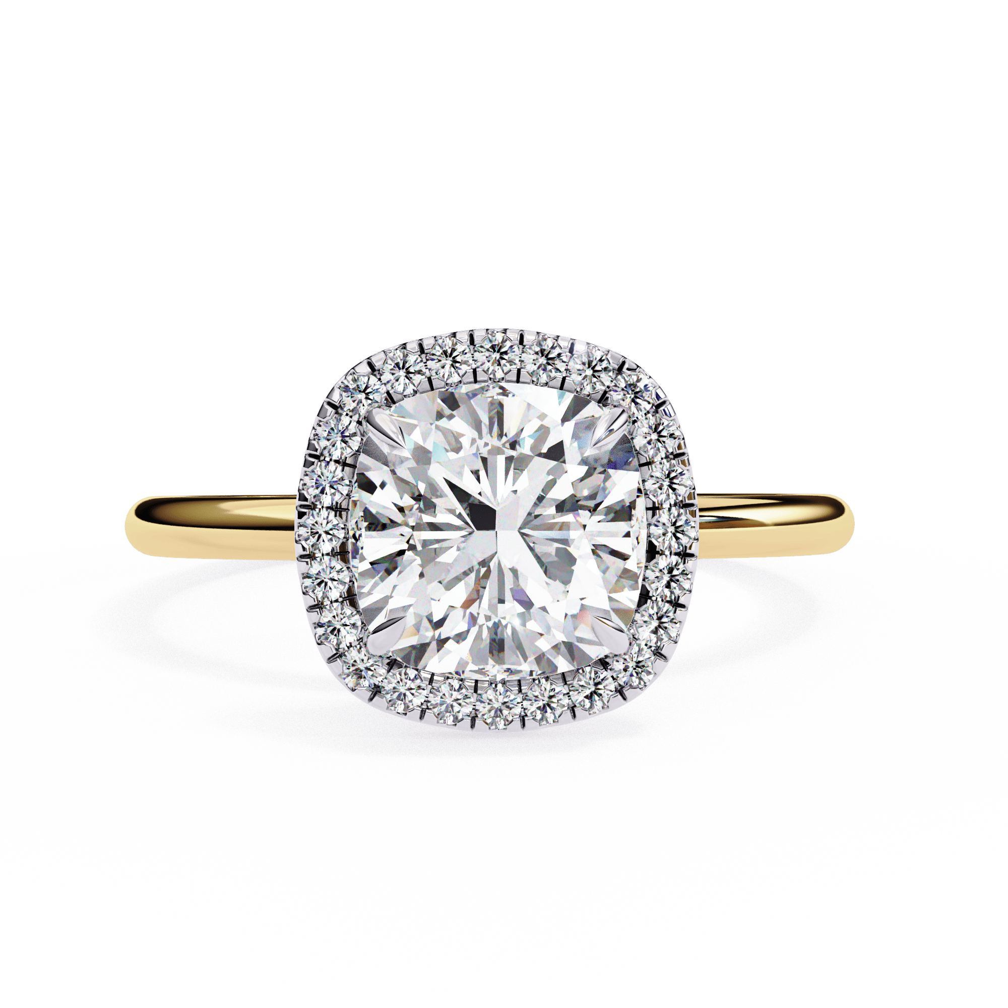 Solitaire Halo Ring