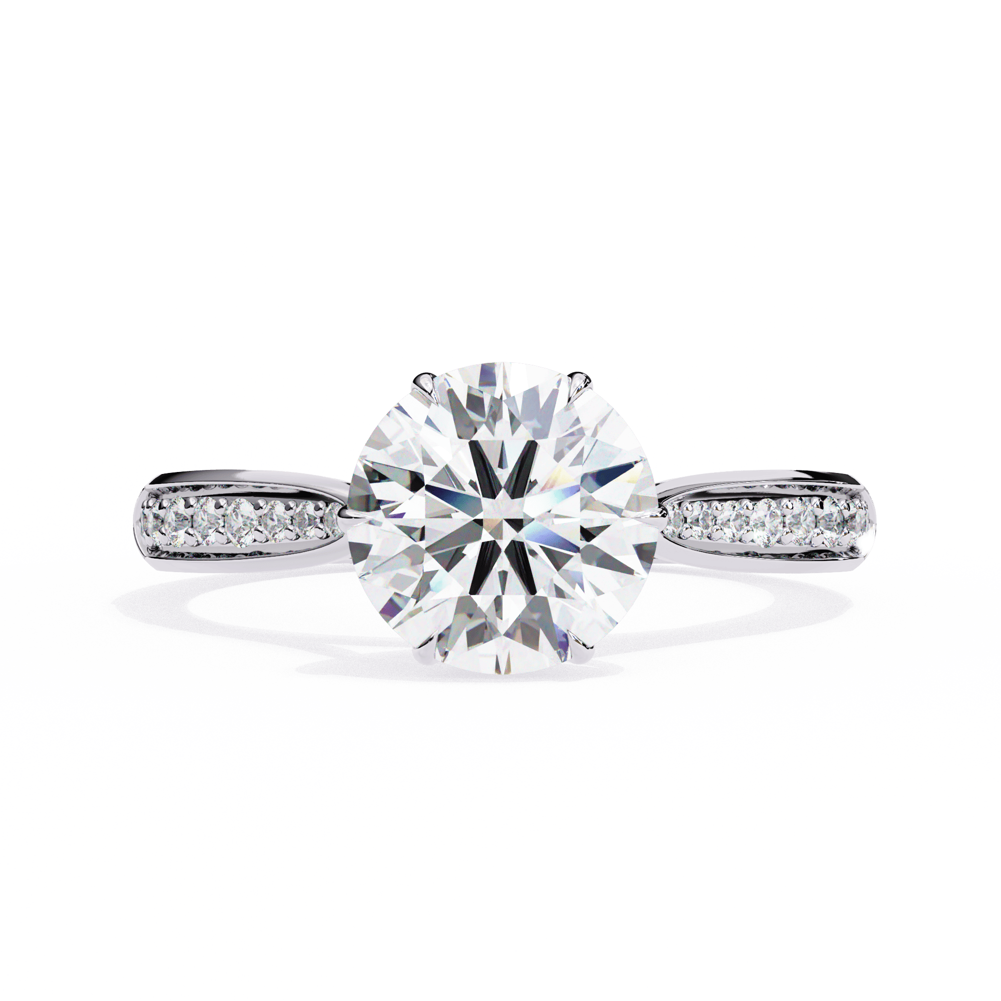Round Solitaire Ring 