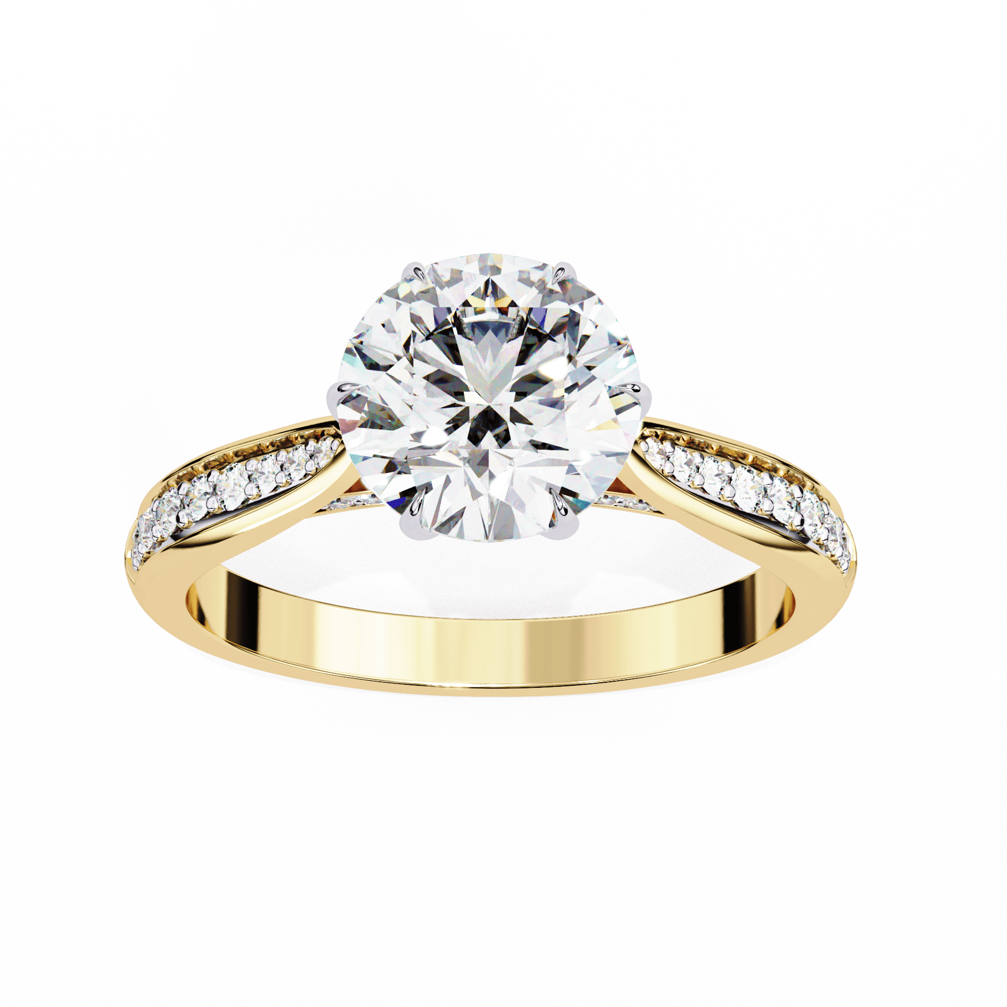 Round Solitaire Ring 