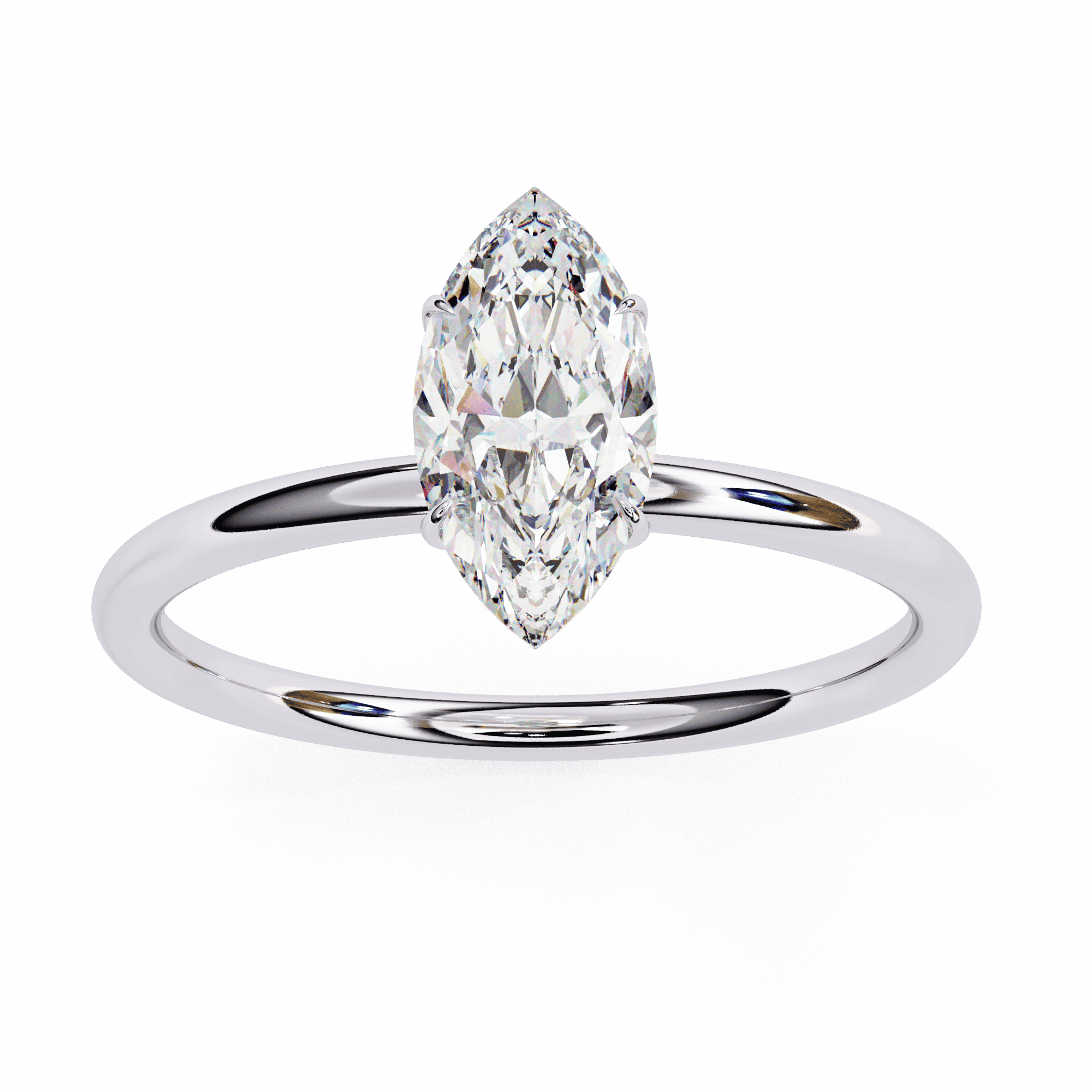 Marquise Solitaire Ring