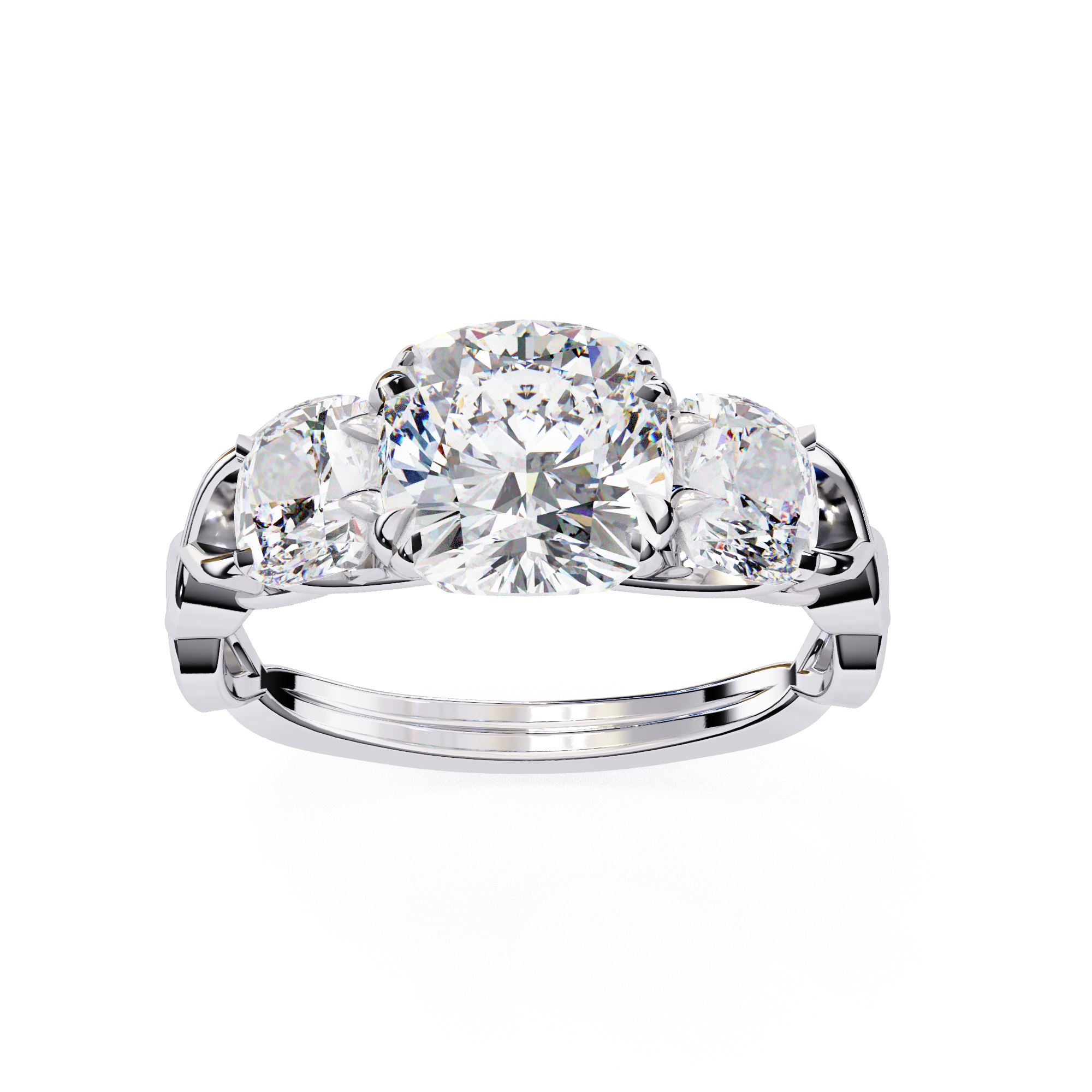 Eternal Elegance – Three Stone Diamond Ring