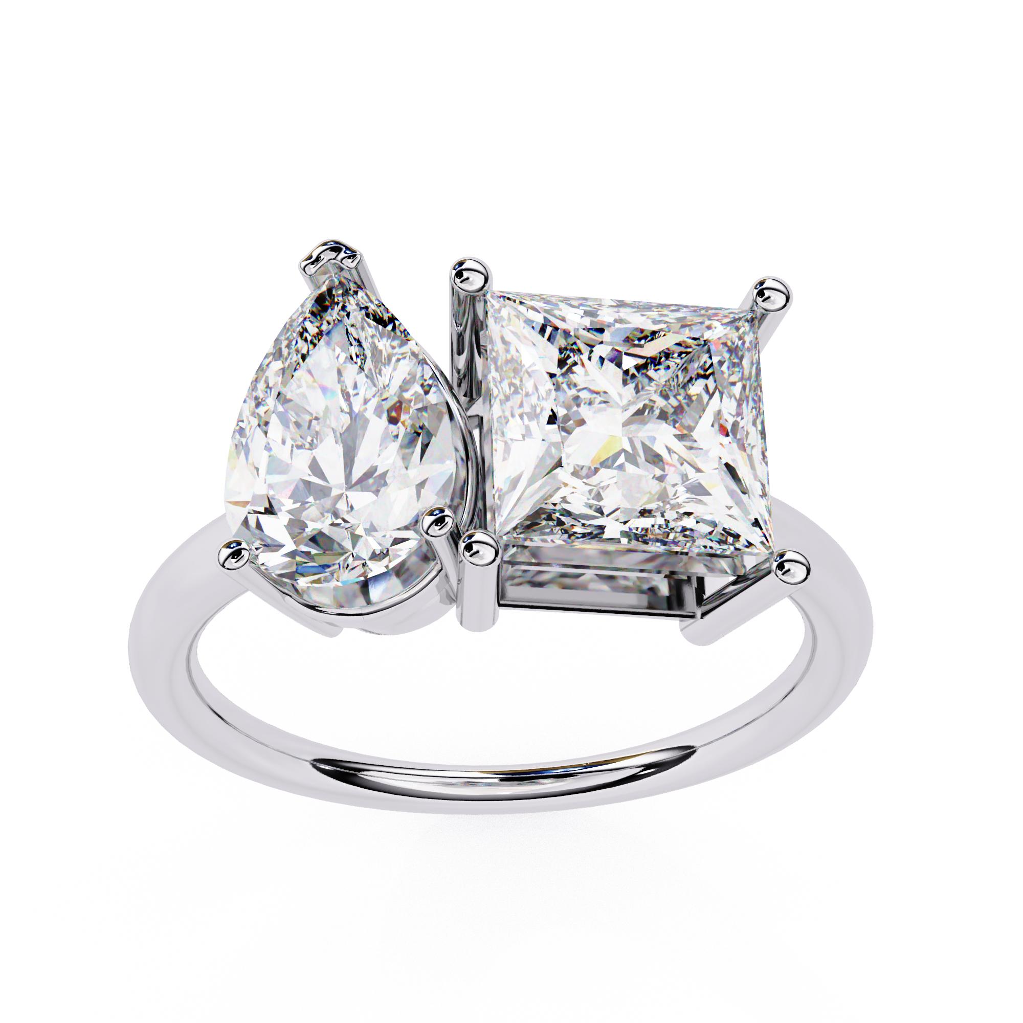  Two-Stone Diamond Ring